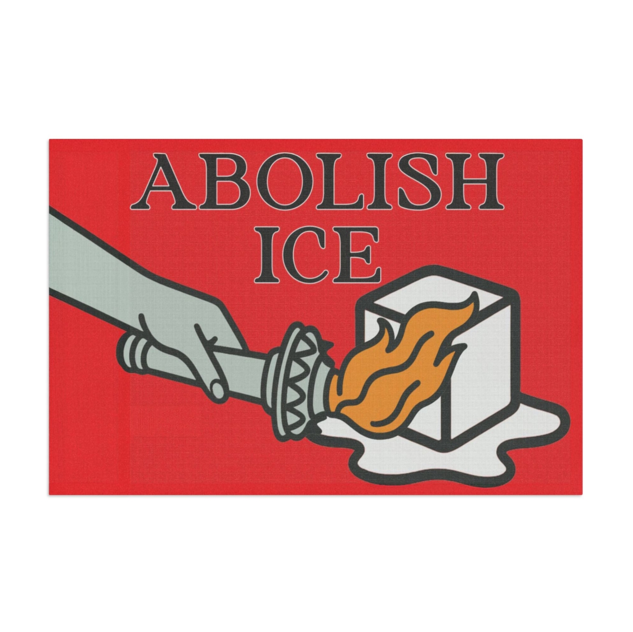 Abolish ICE Flag Support Immigrant Rights