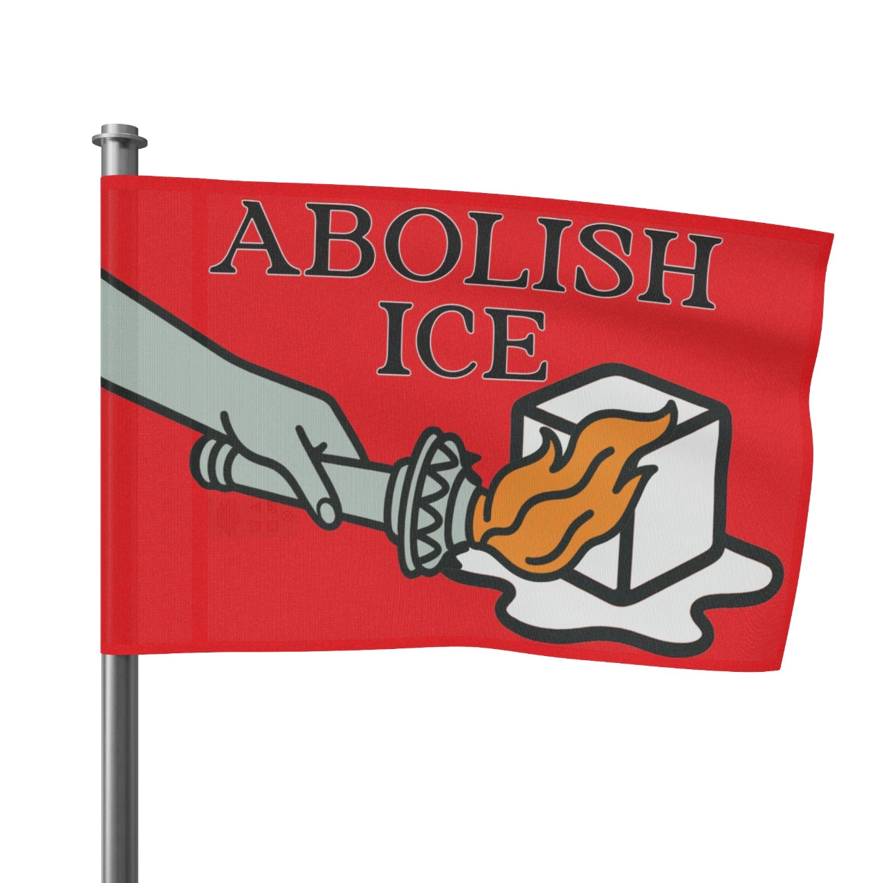 Abolish ICE Flag Support Immigrant Rights