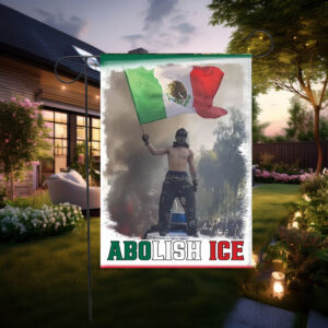 Abolish ICE Garden Flag, Anti ICE Flag, Anti Fascist Flag