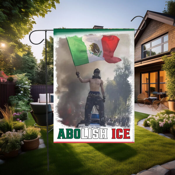 Abolish ICE Garden Flag, Anti ICE Flag, Anti Fascist Flag