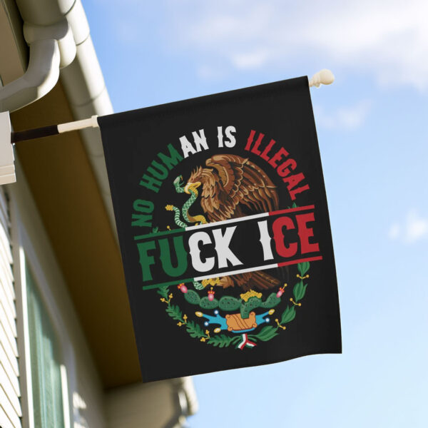 Abolish ICE Garden Flag, Protest Garden Flag