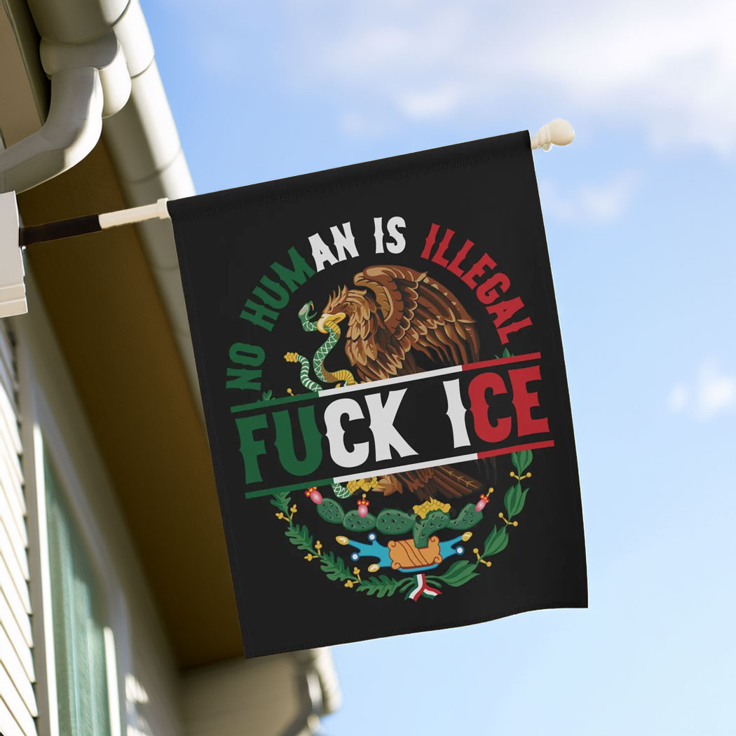 Abolish ICE Garden Flag, Protest Garden Flag
