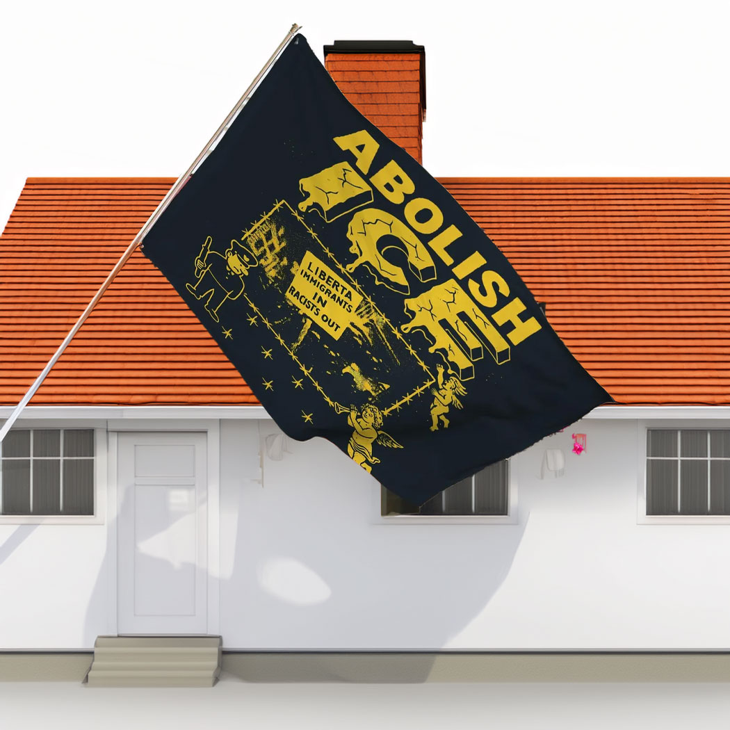 Abolish ICE House Flag, Protest House Flag