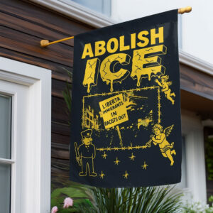 Abolish ICE Protest Garden Flag