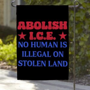 Abolish ICE Statement Protest Yard Flag