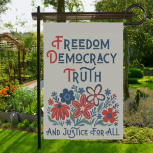 Anti Trump House Banner, Liberal Activist Yard Sign