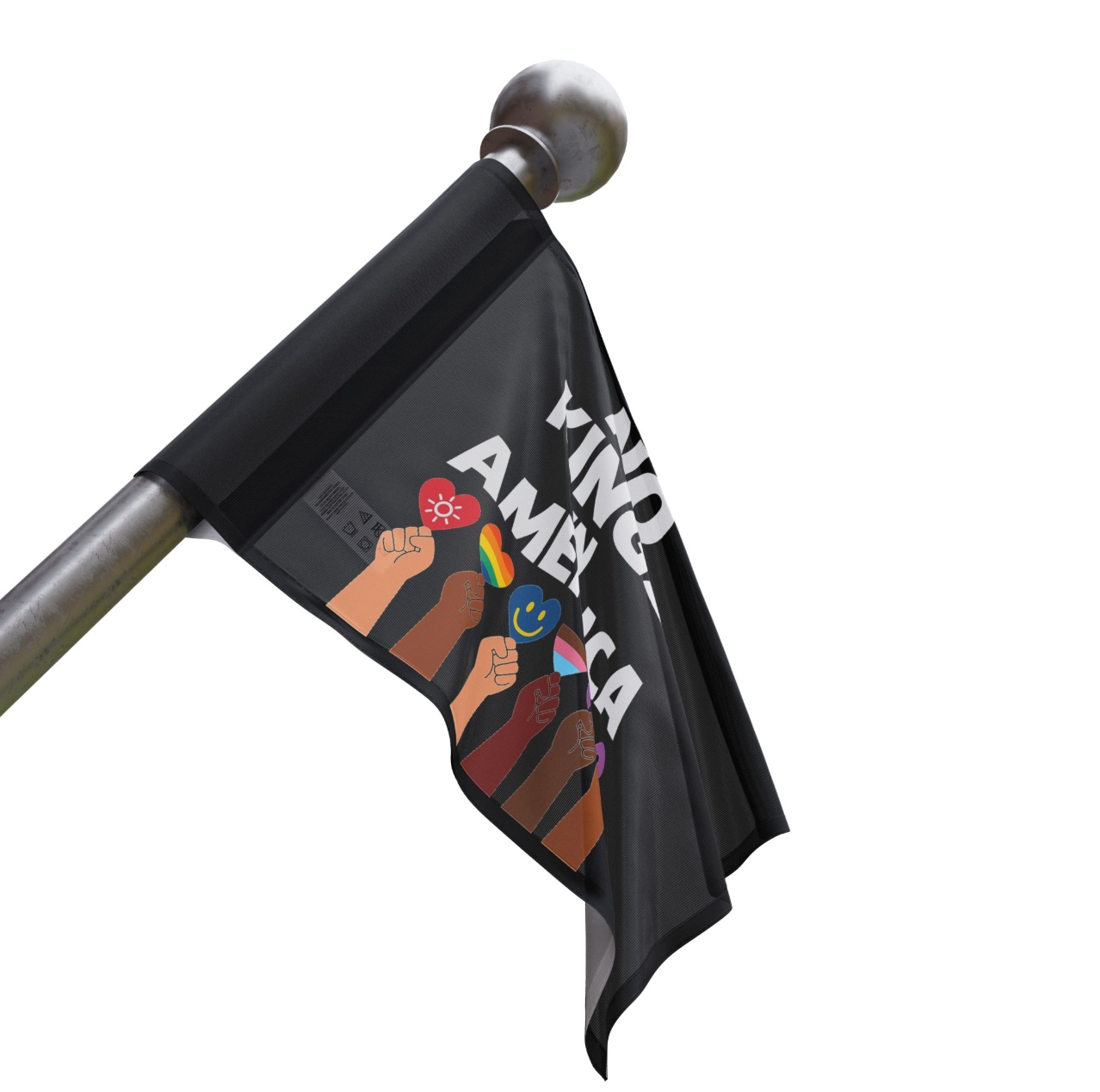 Anti Trump No Kings Flag– 2025 Protest Tee