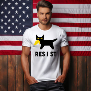 Anti-Trump Resist Cat T-Shirt