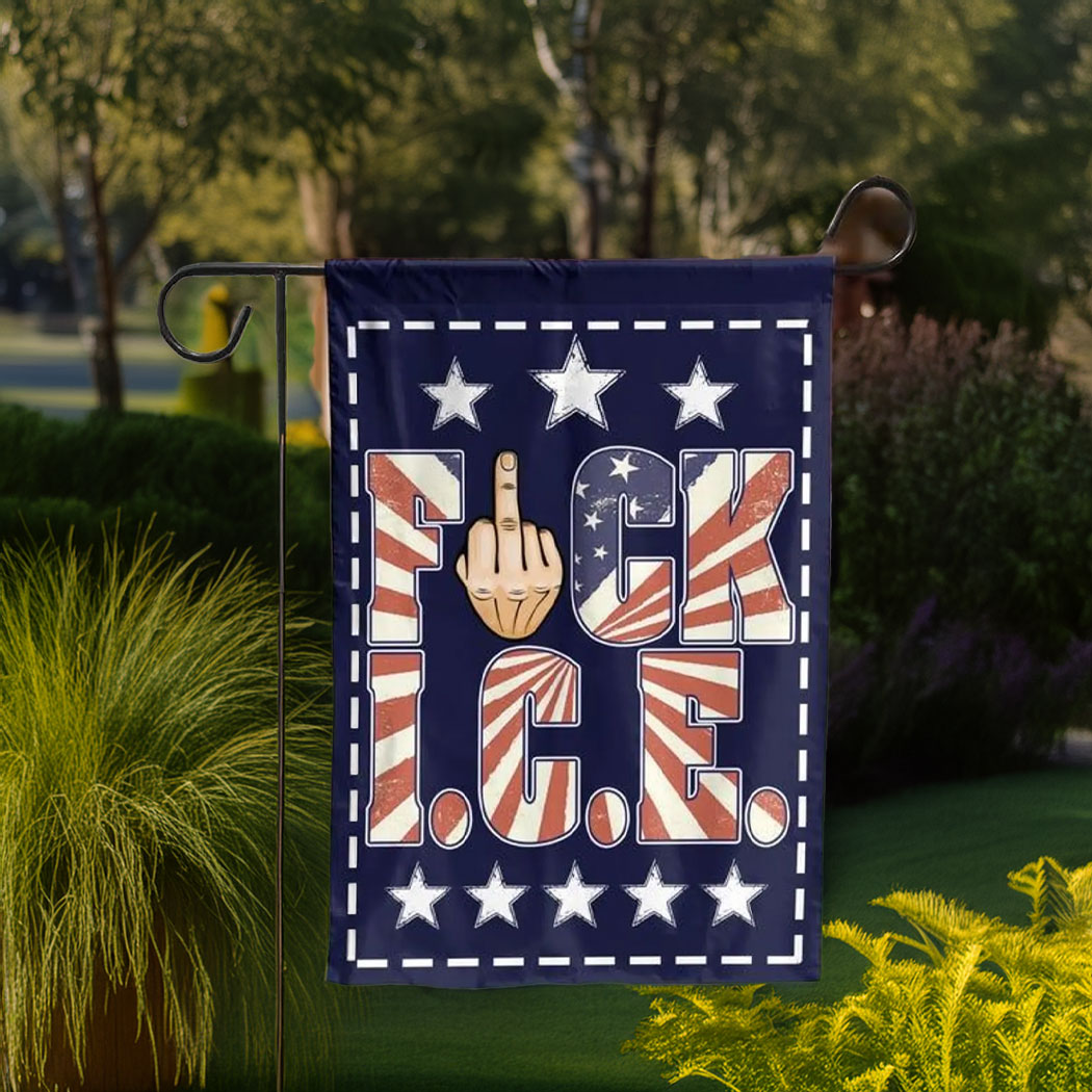 Fck Ice Activism Flag, Abolish Ice