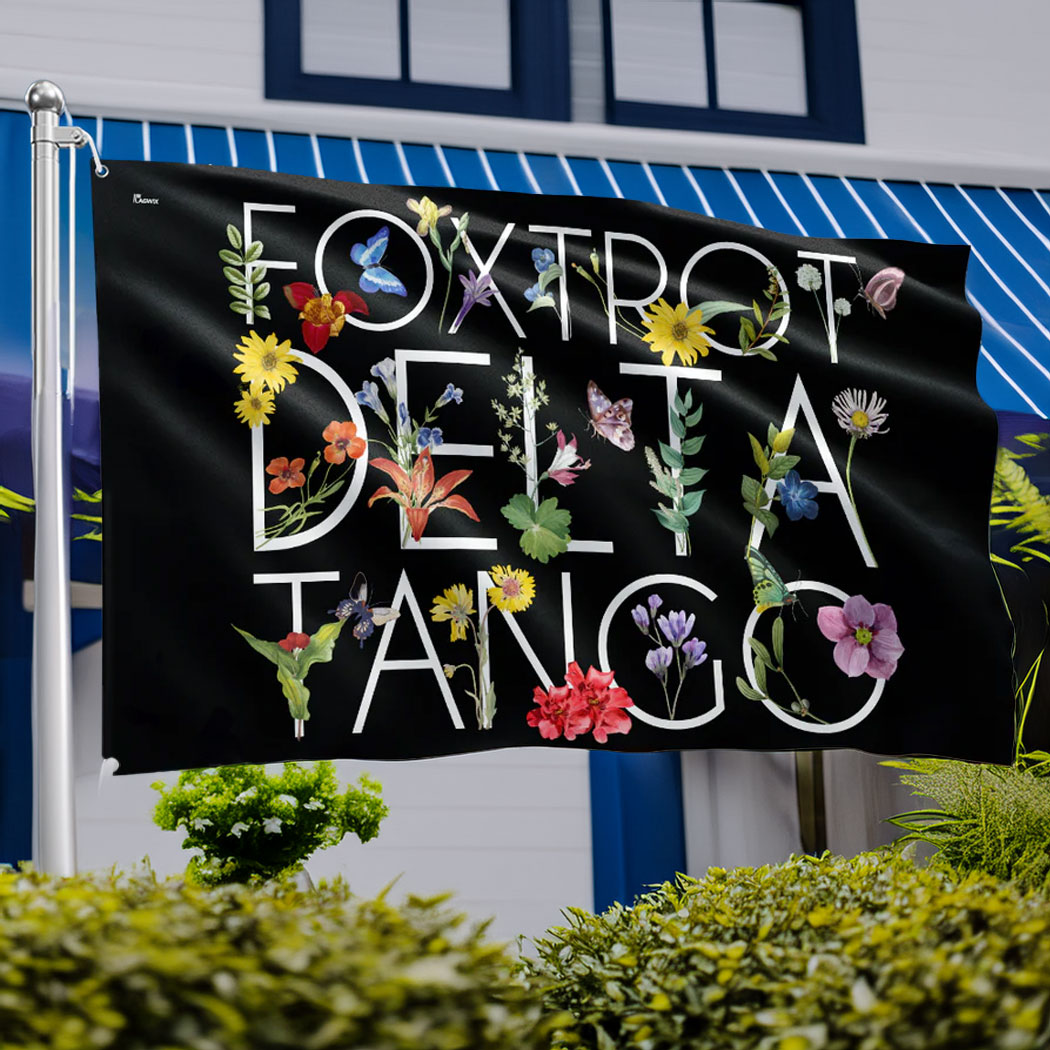 Foxtrot Delta Tango Anti-Trump Grommet Flag