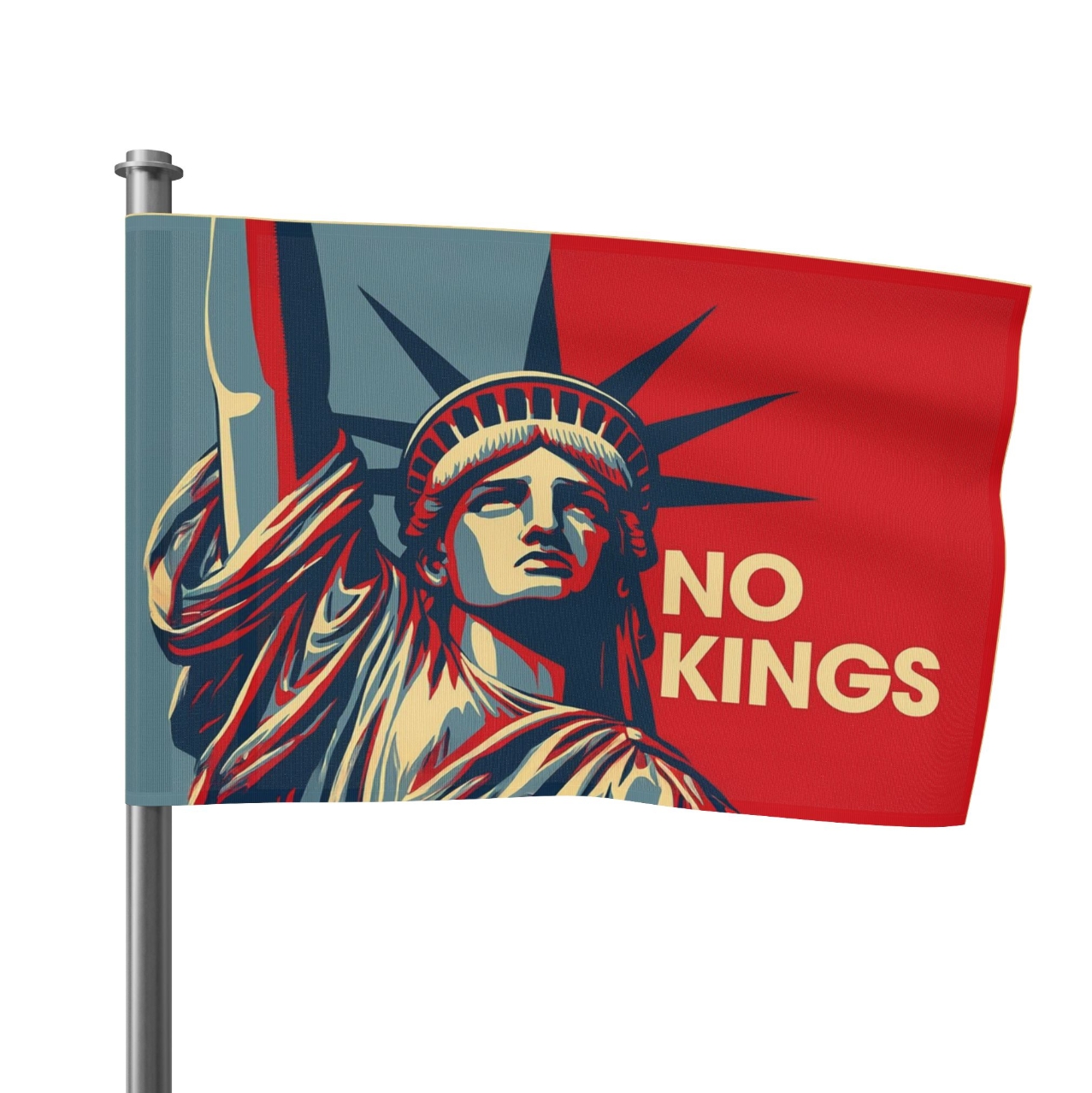No Kings Flag, Anti Trump