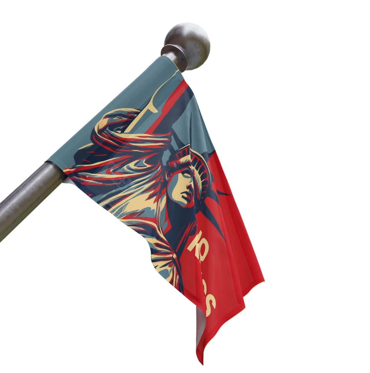 No Kings Flag, Anti Trump