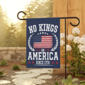 No Kings In America Anti Trump Yard Garden Flag