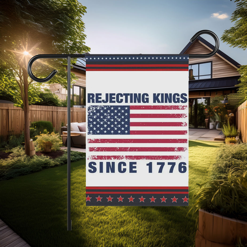 No Kings In America Anti Trump Yard Garden Flag