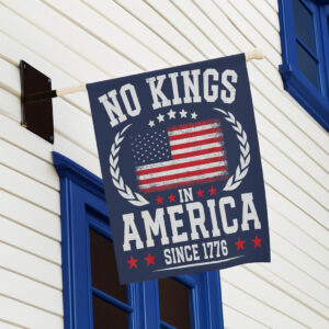 No Kings In America Anti Trump Yard Garden Flag