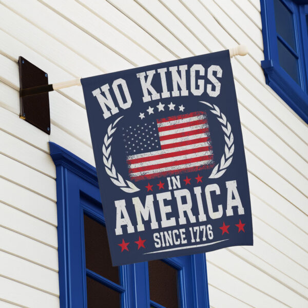 No Kings In America Anti Trump Yard Garden Flag