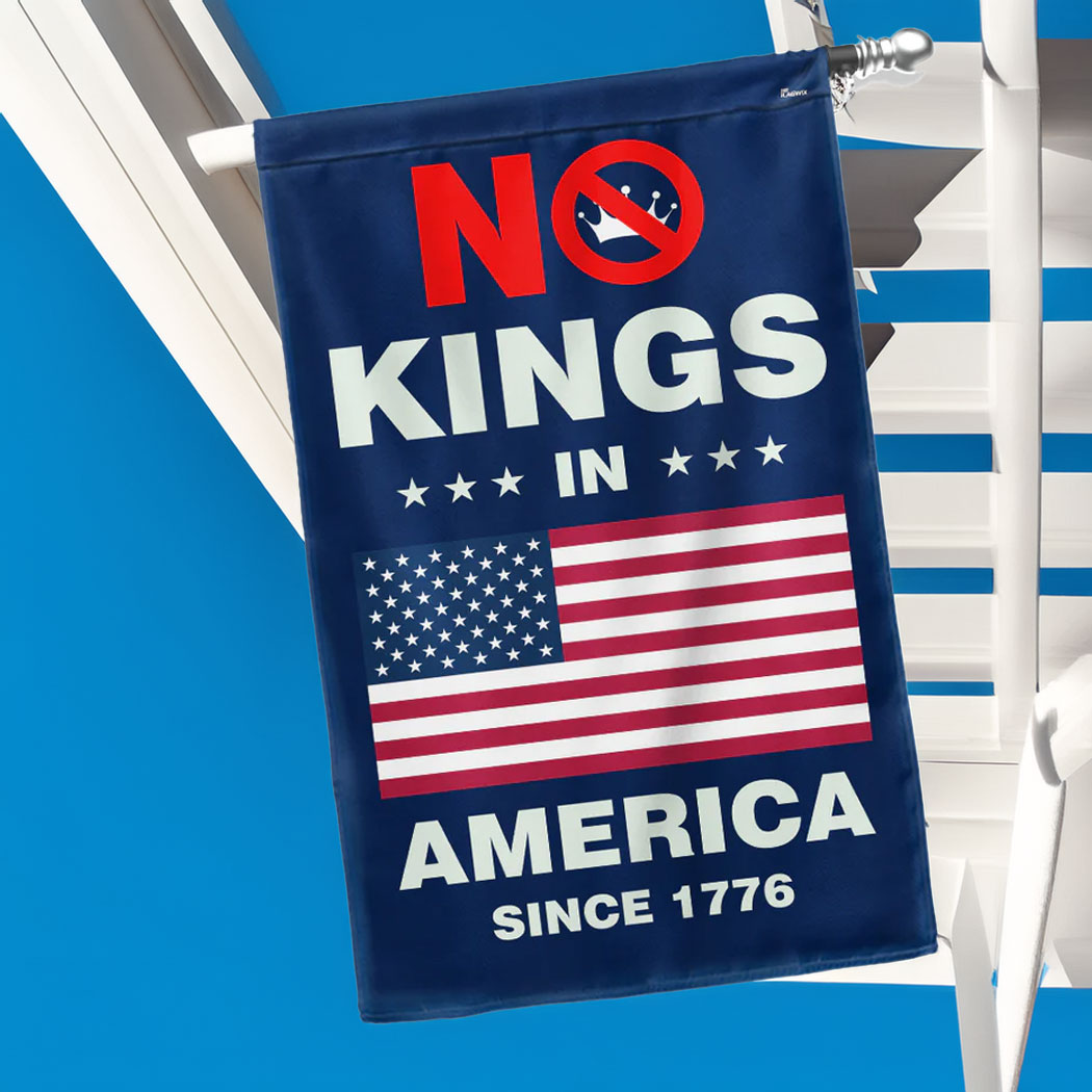 No Kings In America Since 1776 Flag