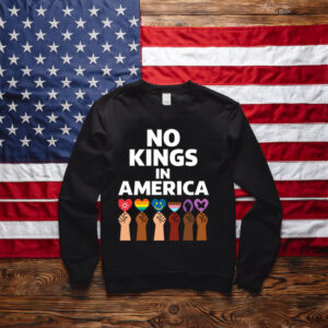 No Kings Protest Sweatshirt – Anti Trump Statement Tee