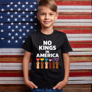 No Kings Women T-Shirt – Resist Authoritarianism 2025