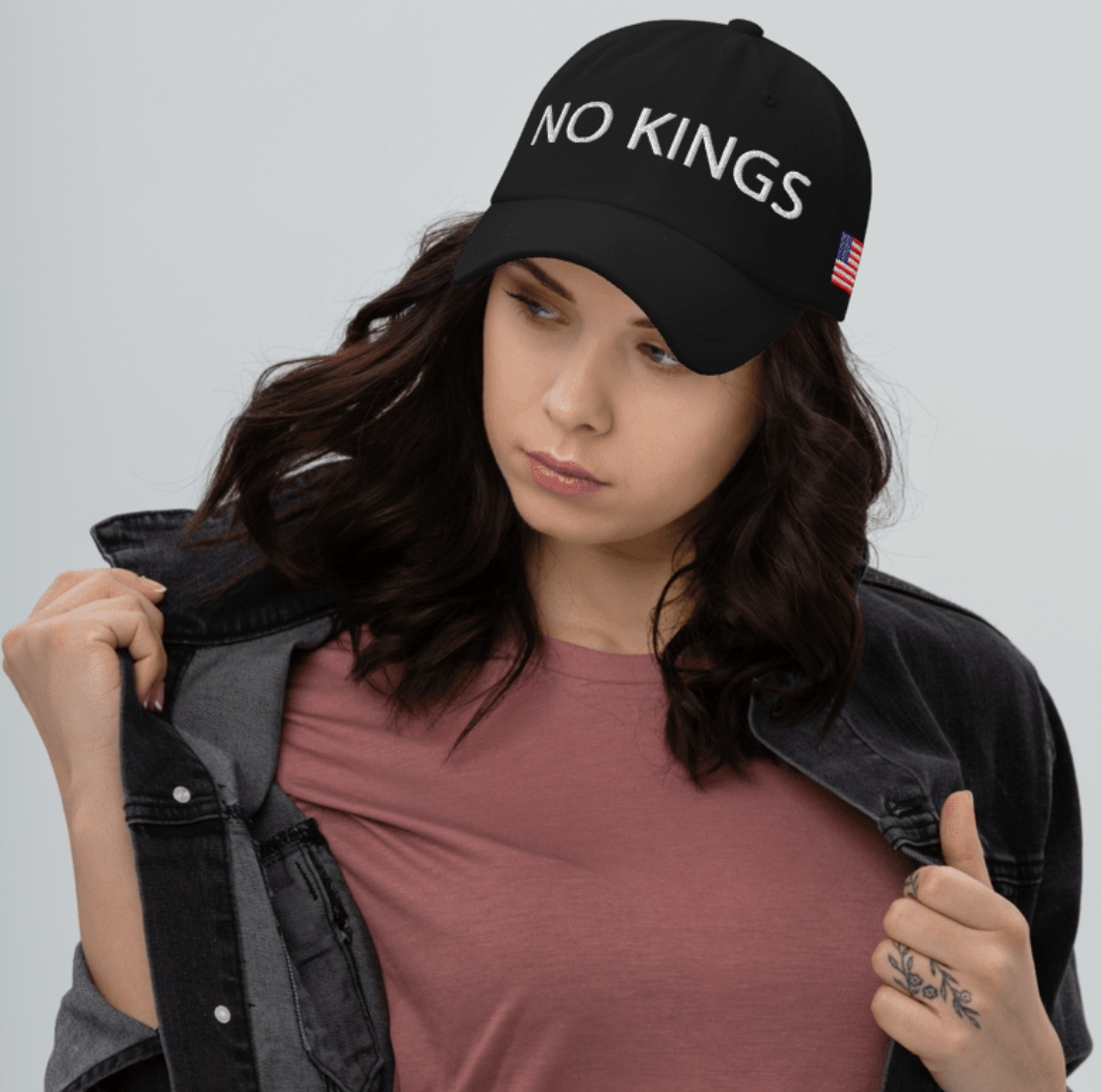 No Kings in America Protest Hat Protest Trump