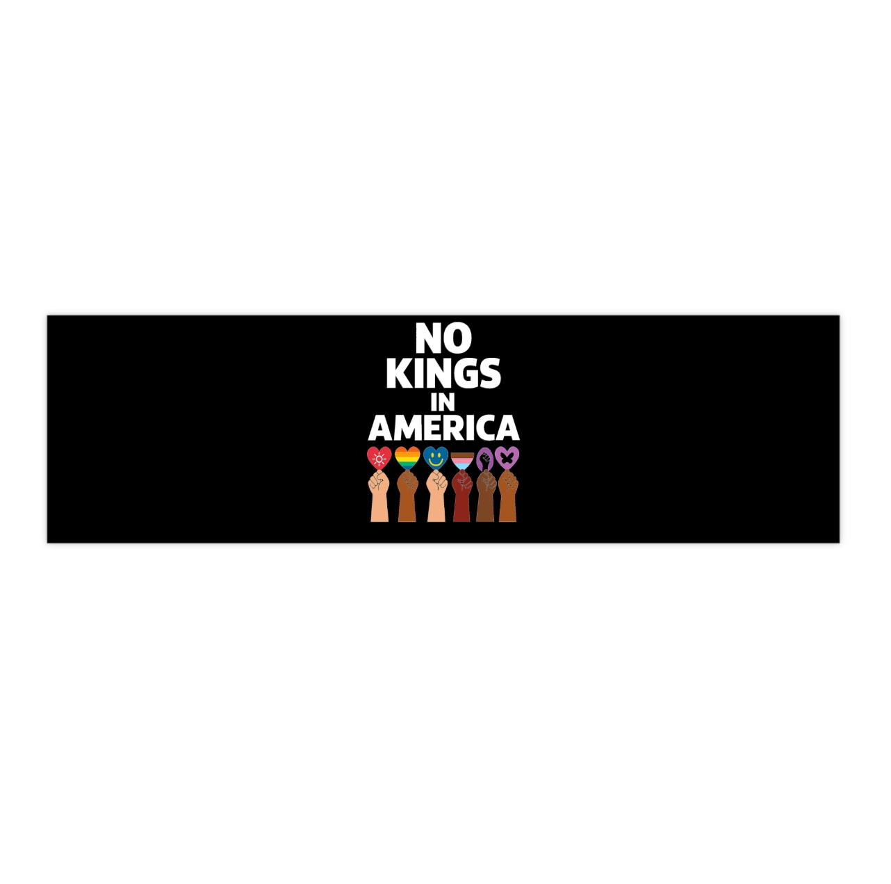 Official No Kings – Anti Trump Bumper Stickers