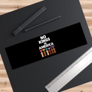 Official No Kings – Anti Trump Bumper Stickers