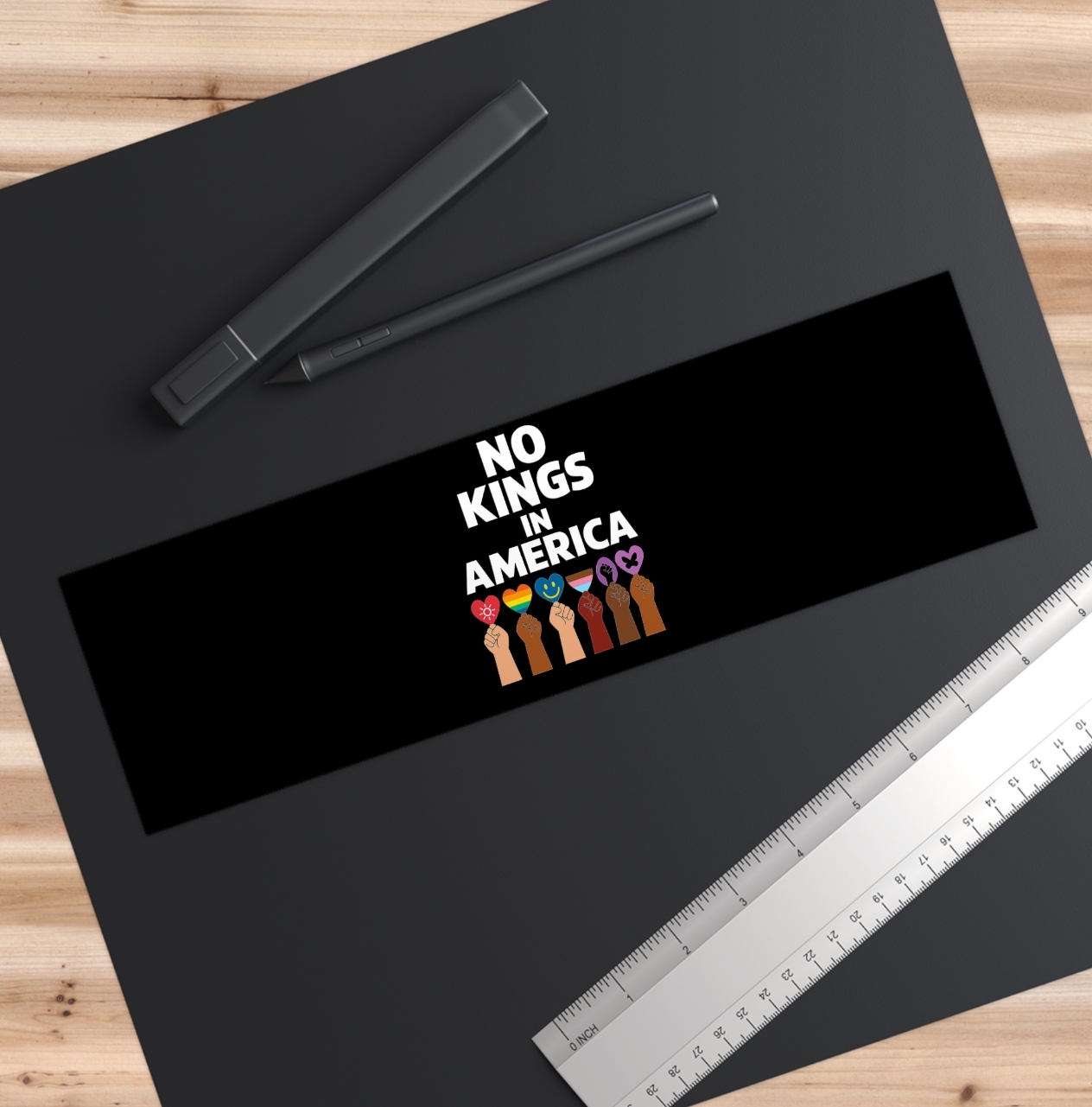 Official No Kings – Anti Trump Bumper Stickers
