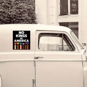 Official No Kings – Anti Trump Car Magnet - Sticker