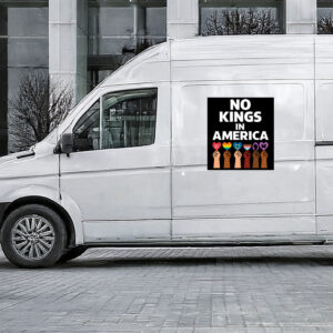 Official No Kings – Anti Trump Car Magnet - Sticker