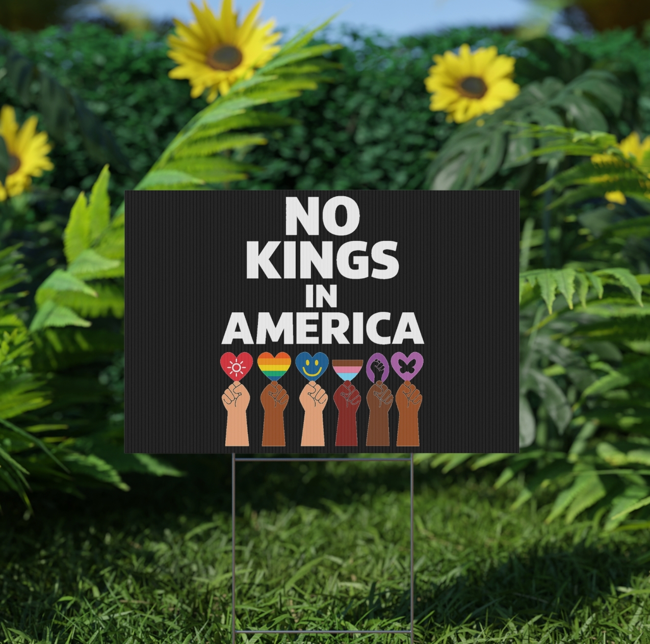 Official No Kings – Anti Trump Yard Sign