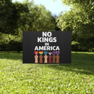 Official No Kings – Anti Trump Yard Sign