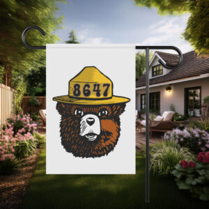 Smokey the Bear 8647 Garden Flag Smokey Resist Flag
